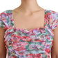 Enchanting Floral Midi Sheath Dress
