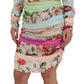 Floral Sheath Bodycon Silk Dress