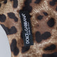 Colorful Leopard & Floral Print A-Line Dress