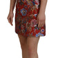 Elegant Red A-Line Mini Dress