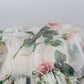 Elegant Floral Maxi Dress with Silk Lining