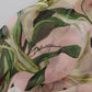 Floral Silk Maxi Dress with Back Zipper