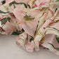Floral Silk Maxi Dress with Back Zipper
