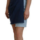 Chic Two Tone Denim Sheath Dress