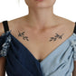 Chic Two Tone Denim Sheath Dress