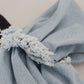 Chic Two Tone Denim Sheath Dress