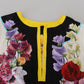 Elegant Silk Long Sleeve Kaftan Dress