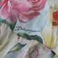 Elegant Floral Silk Long Dress