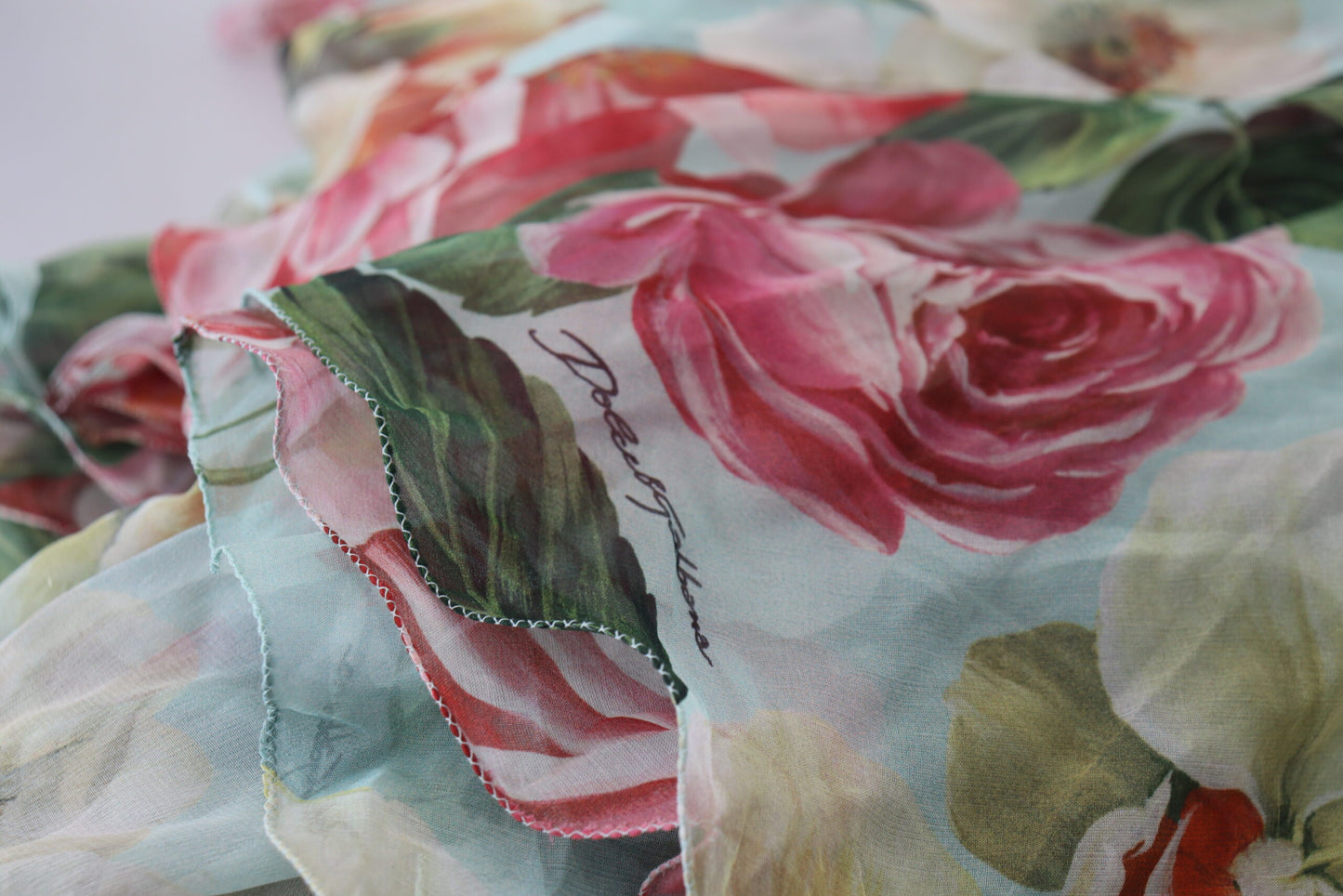 Elegant Floral Silk Long Dress