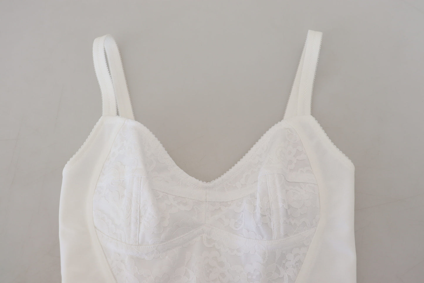 Elegant White Bodysuit Dress