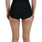 Elegant Black Nylon Blend Bodysuit Dress