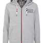 Elegant Gray Cotton Blend Sweatshirt