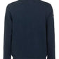 Chic Blue Cotton Zip Sweatshirt with Logo Embroidery