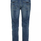 Chic Blue Cotton Stretch Jeans