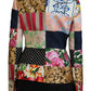Elegant Multicolor Patchwork Blazer