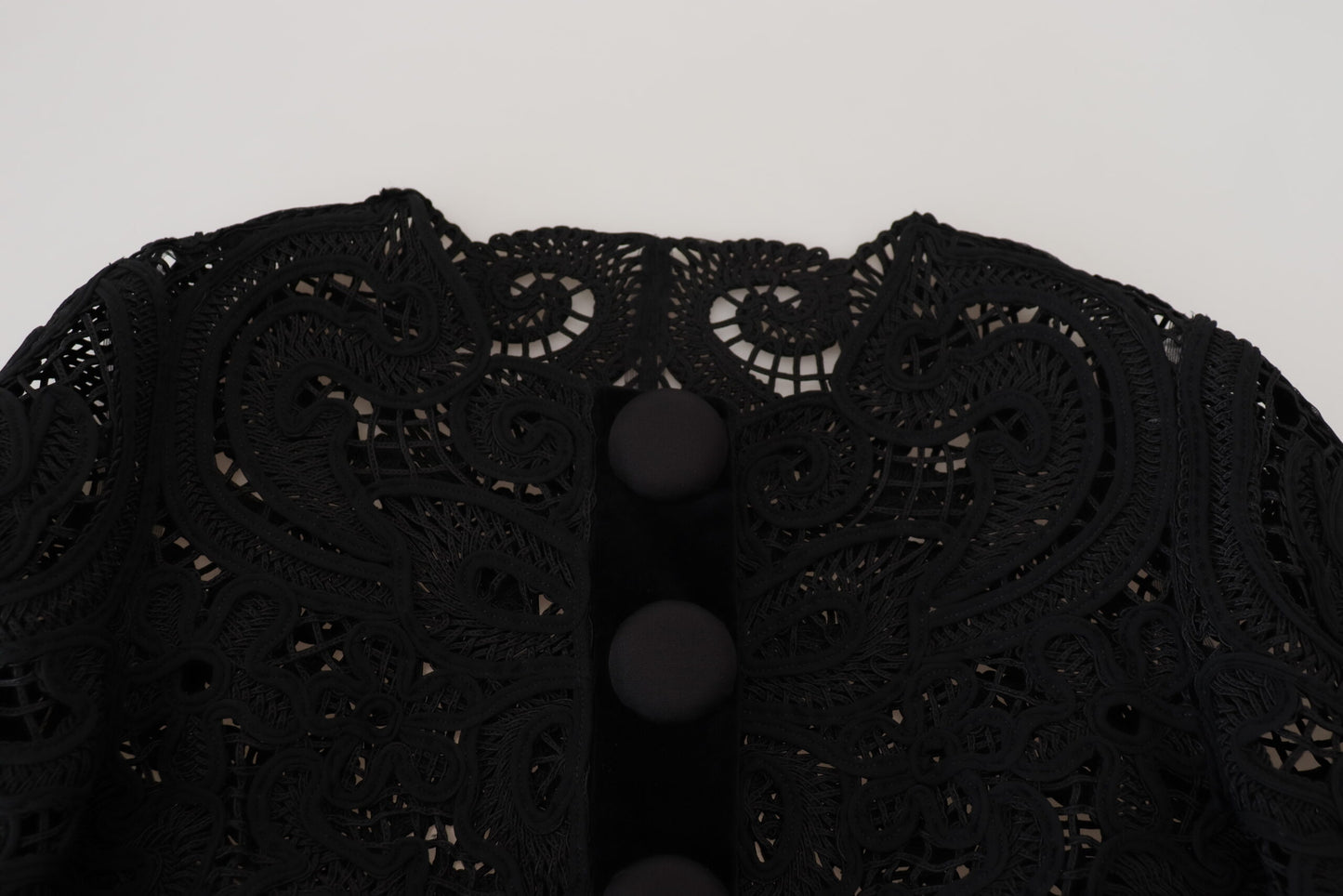 Elegant Black Button Down Cardigan