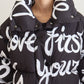 Elegant Monochrome Zip Jacket