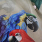 Multicolor Silk Trench Coat