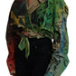 Elegant Multicolor Cropped Jacket