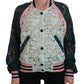 Elegant Floral Lace Bomber Jacket