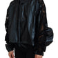 Elegant Dark Blue Long Sleeve Jacket