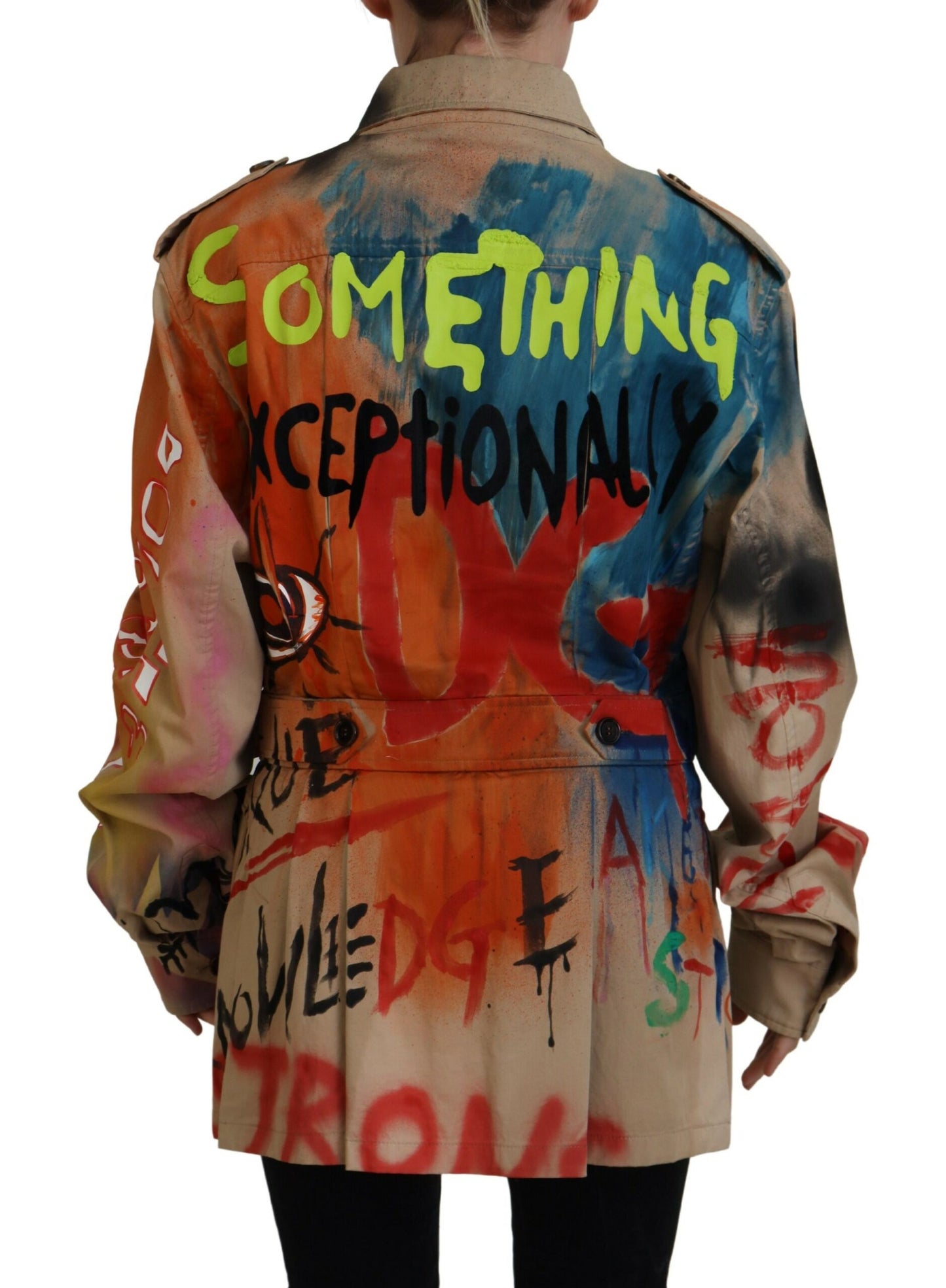 Chic Multicolor Long Sleeve Jacket