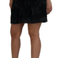 Floral Brocade High Waist Shorts