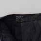 Elegant High Waist Hot Pants Shorts in Black