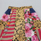 Elegant Multicolor High Waist A-Line Skirt
