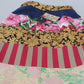 Elegant Multicolor High Waist A-Line Skirt