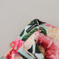 Chic High Waist Floral Knee Length Skirt