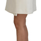 Elegant High Waist Virgin Wool Skirt