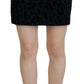 Chic High-Waist Denim Mini Skirt