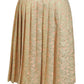 Elegant High Waist Pleated Midi Skirt
