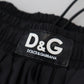 Elegant High Waist Midi Skirt in Black