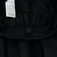 Elegant High Waist Midi Skirt in Black