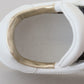 Elevated White Lace-Up Leather Sneakers