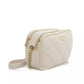 Beige Polyethylene Women Shoulder Bag