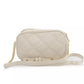 Beige Polyethylene Women Shoulder Bag