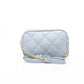 Light Blue Polyethylene Women Shoulder Bag