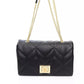 Black Polyethylene Women Shoulder Bag