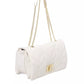 Beige Polyethylene Women Shoulder Bag