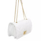 White Polyethylene Women Shoulder Bag