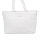 White Polyethylene Women Shoulder Bag