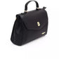 Black Polyethylene Women Handbag