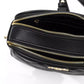 Black Polyethylene Women Shoulder Bag