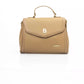 Beige Polyethylene Women Handbag