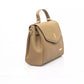 Beige Polyethylene Women Handbag