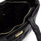 Black Polyethylene Women Shoulder Bag