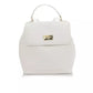 White Polyethylene Women Backpack